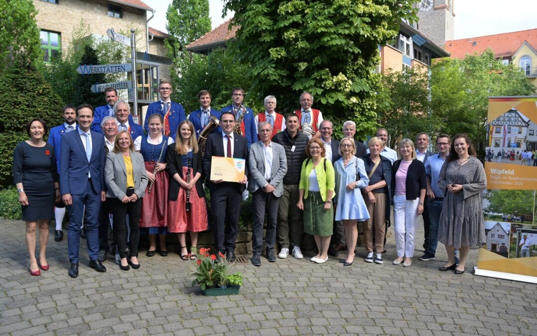 Unser Dorf hat Zukunft: Goldmedaille für die Gemeinde Wipfeld