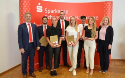 Erfolgreiche Aus- und Weiterbildung in der Sparkasse Schweinfurt-Haßberge