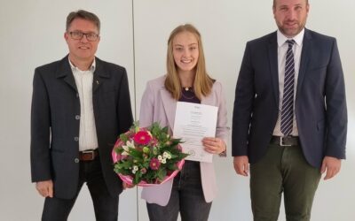 Lena Schmitt gehört jetzt fest zum Rathaus-Team in Schonungen