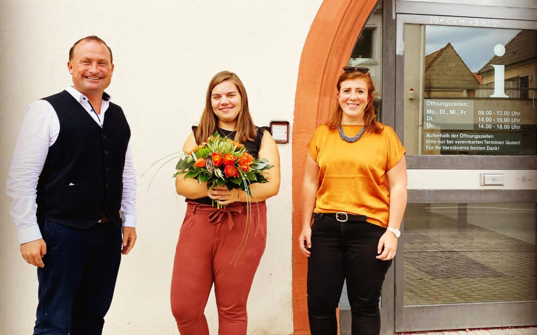 Neue Auszubildende im Grafenrheinfelder Rathaus