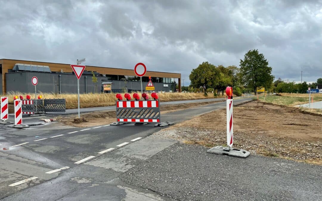 Kreuzung wird gebaut