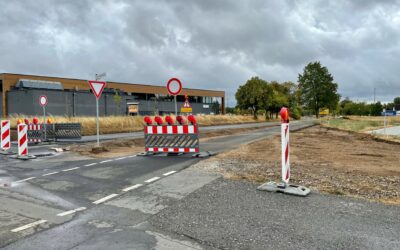 Kreuzung wird gebaut