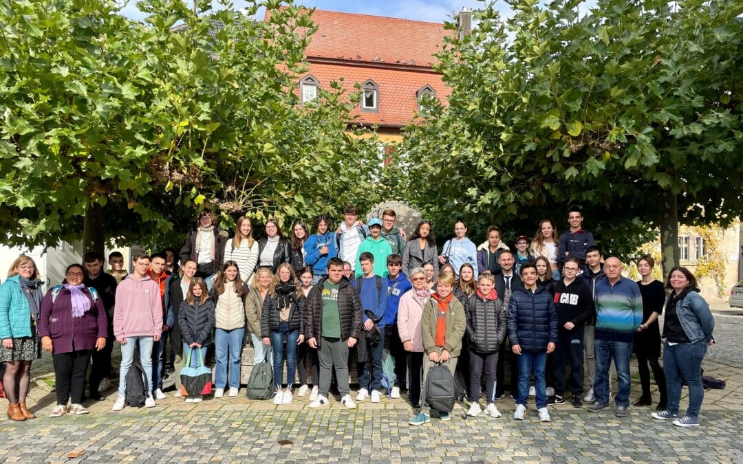 Schülerinnen und Schüler aus Mamers zu Gast
