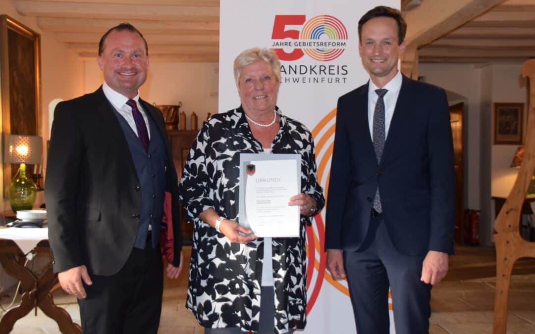 Anne Dilba für ihr langjähriges ehrenamtliches Wirken ausgezeichnet