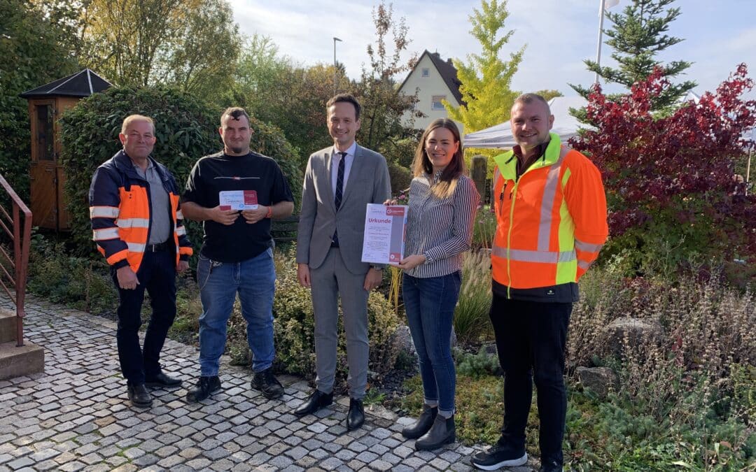 „Mensch inklusive“: Manuel Neues hat im Kreisbauhof einen erfüllenden Job gefunden