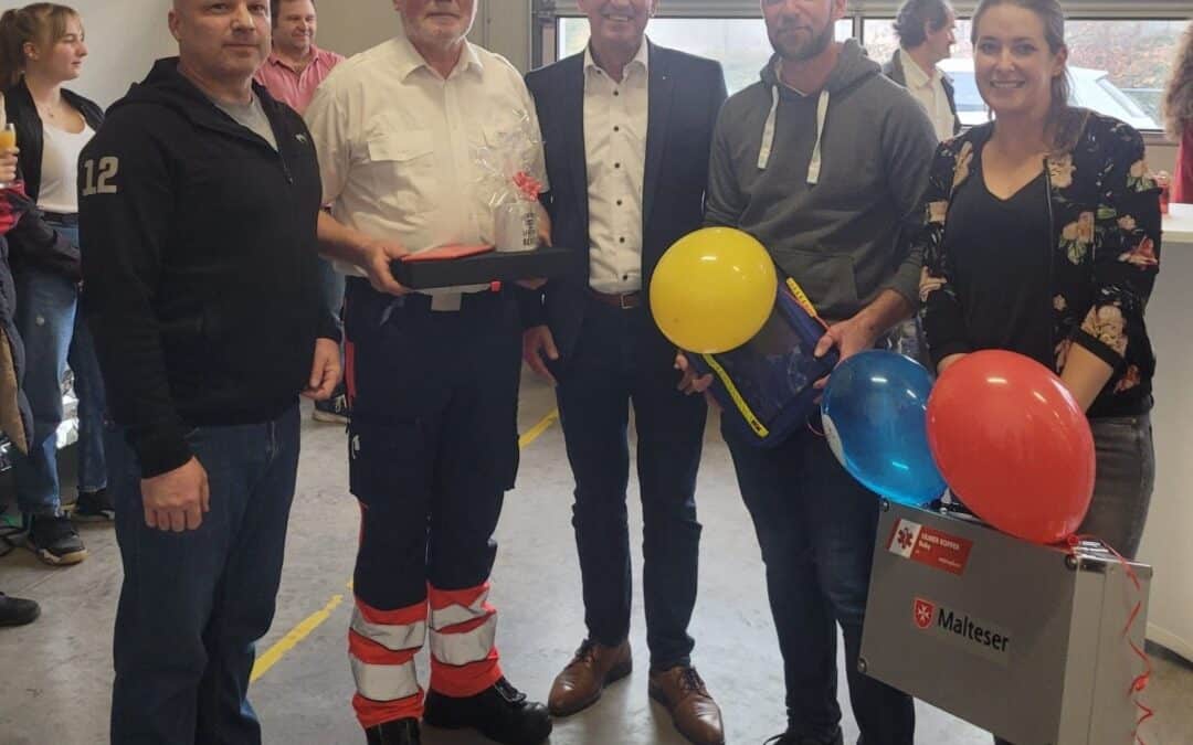 Norbert Elfert nach über 30 Jahren im Malteser Rettungsdienst in den Ruhestand verabschiedet