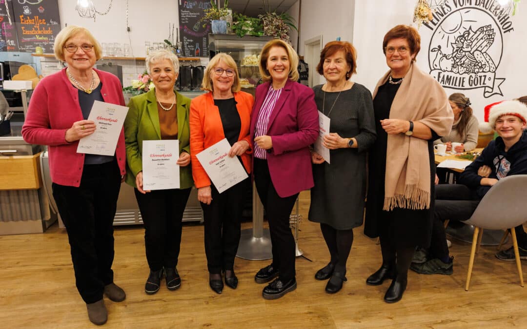 Frauen Union Mitgliederehrung im Advent