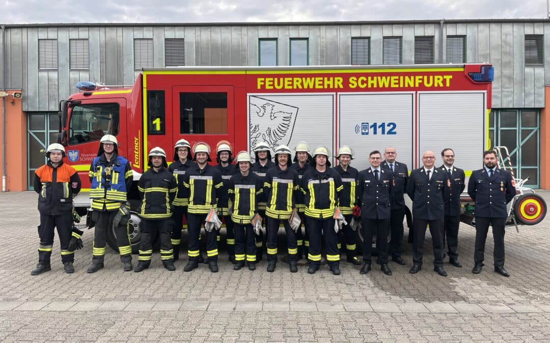 Freiwillige Feuerwehren Oberwerrn und Schweinfurt haben Leistungsprüfung Technische Hilfeleistung abgelegt