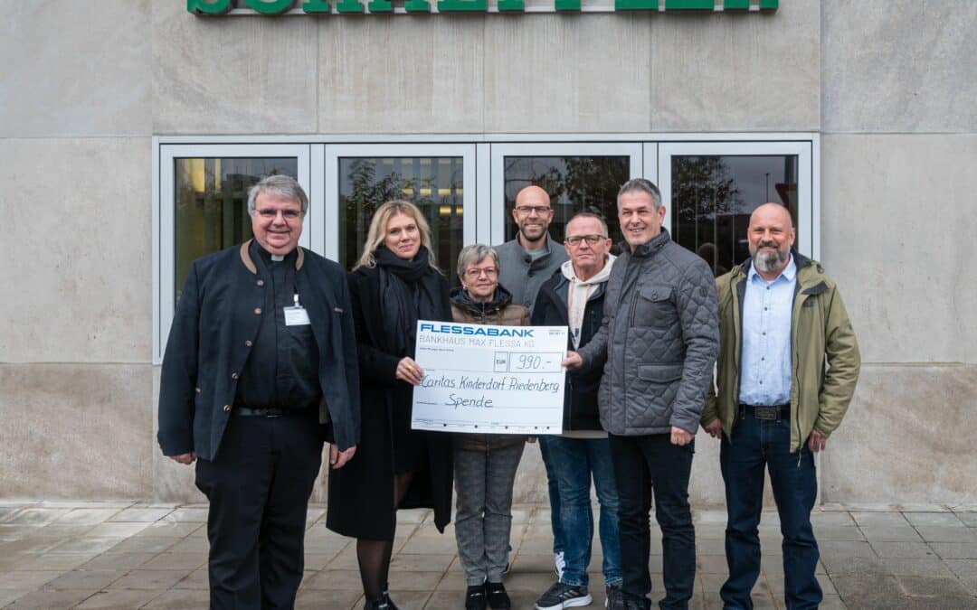 Mitarbeitende von Schaeffler spenden für Kinderdorf der Caritas