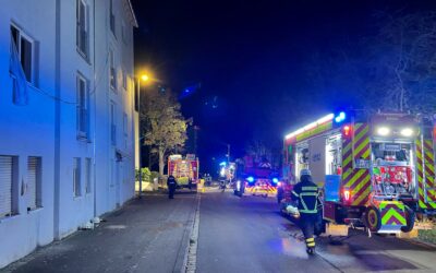 Kellerbrand sorgt für Großeinsatz der Feuerwehr
