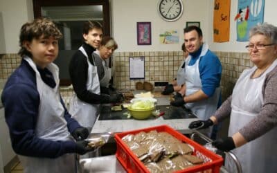 Frühstückspäckchen, Hackfleisch-Eintopf und zehn Kilo Sauerkraut