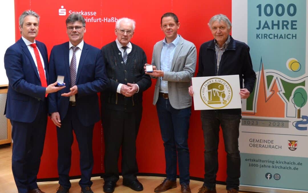 1.000 Jahre Kirchaich – Übergabe der Jubiläums-Medaille