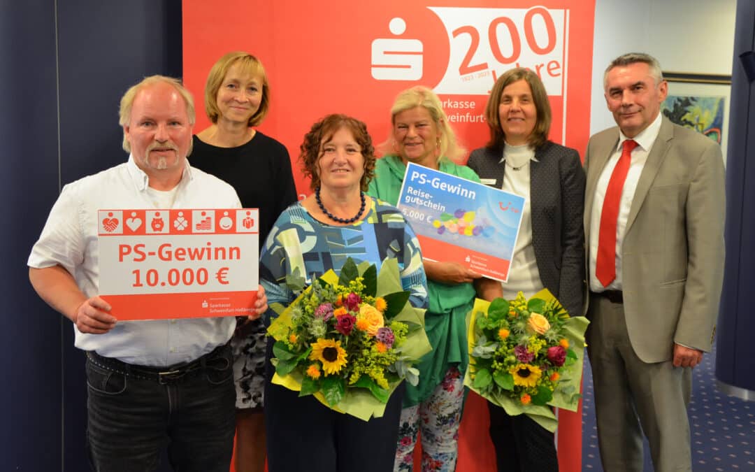 Dreifaches Losglück bei der Sparkasse