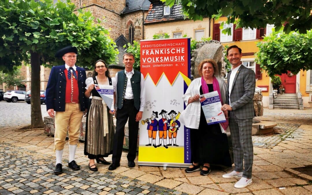 15. Unterfränkische Volksmusikfest am  Sonntag, 2. Juli