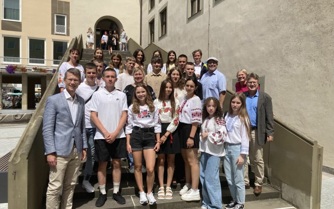 Jugendliche aus Lutsk zu Gast