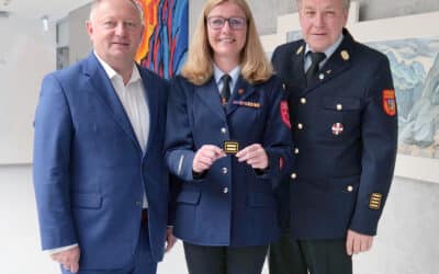 Erste Kreisbrandmeisterin im Landkreis KG
