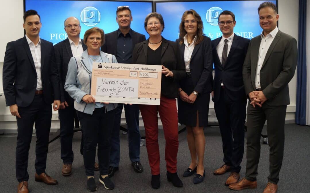 Pickel & Partner spenden 5000 Euro