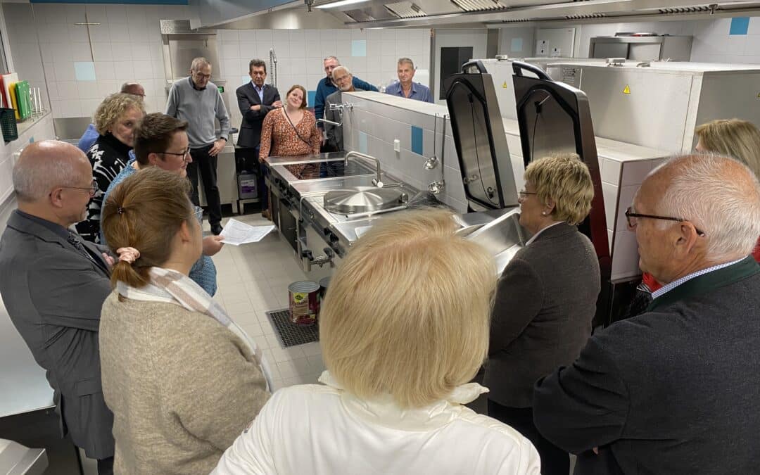 Segnung der Großküche im Jugendhilfezentrum Maria Schutz