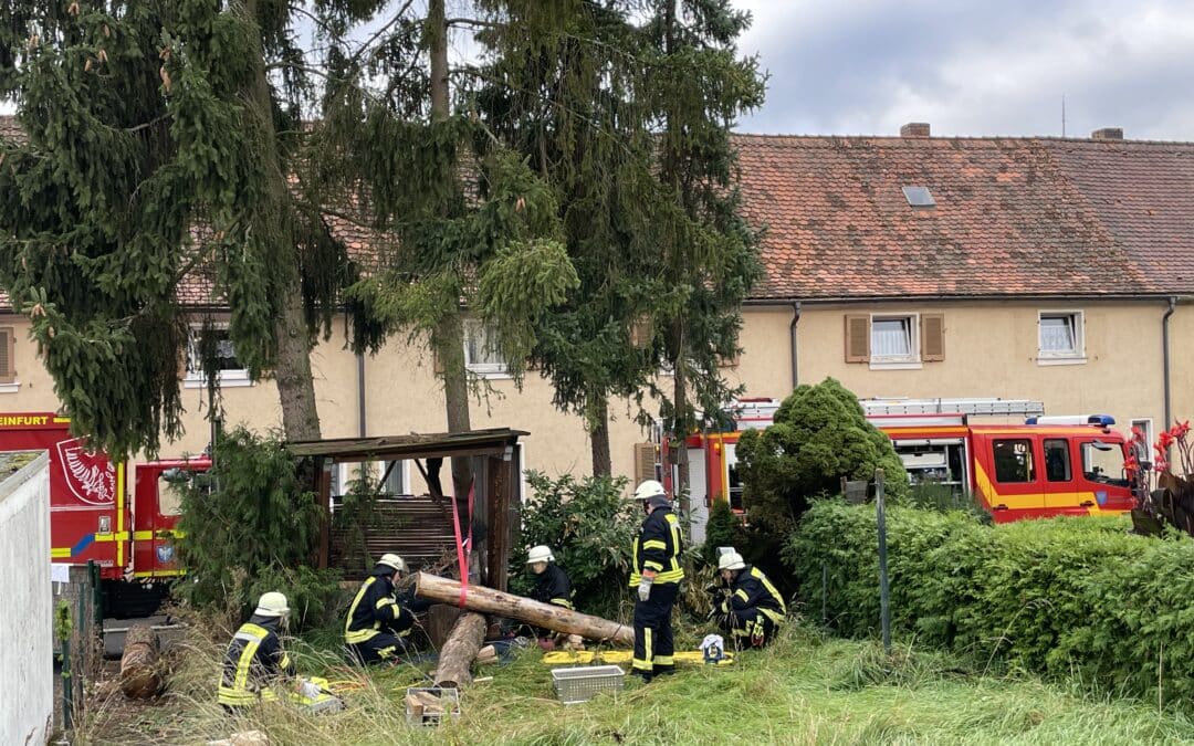 Katastrophenschutzübung in der Gartenstadt