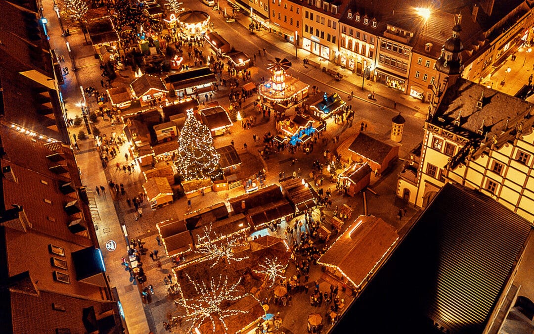 Festliche Stimmung auf dem Weihnachtsmarkt