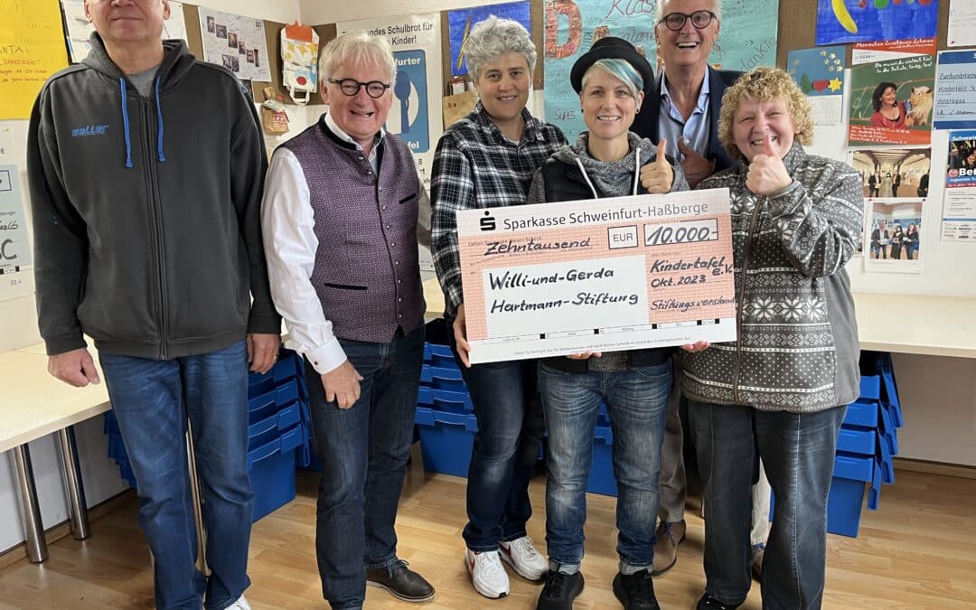 10.000 Euro für die Schweinfurter Kindertafel