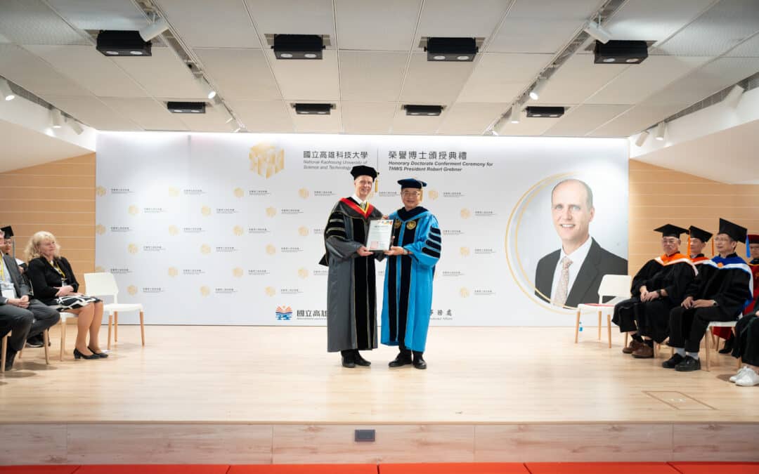 Ehrendoktorwürde für THWS-Präsident Prof. Dr. Dr. h. c. Robert Grebner