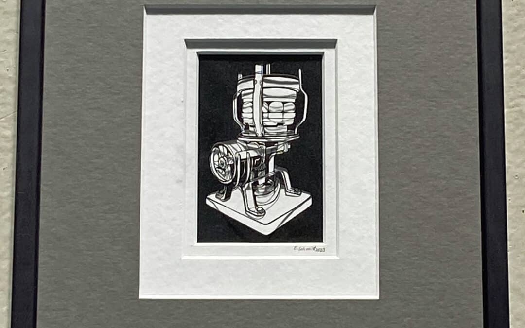 Eine Kugelschleifmaschine als ‚Schnittmodell‘