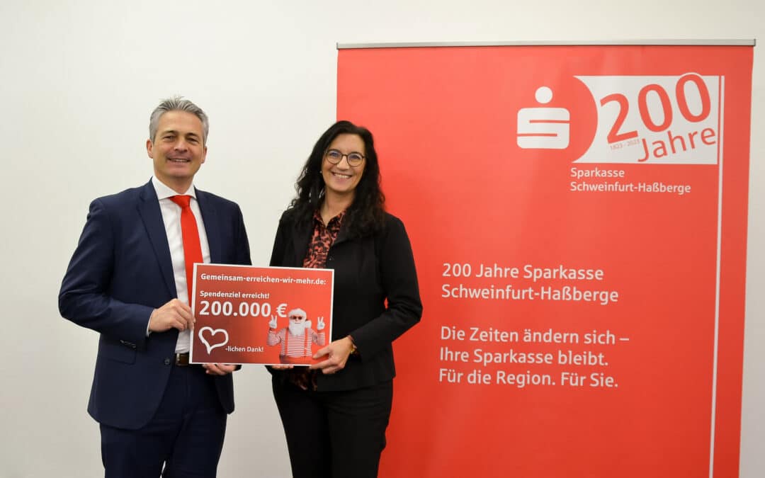 Spendenziel von 200.000 Euro im Jubiläumsjahr übertroffen