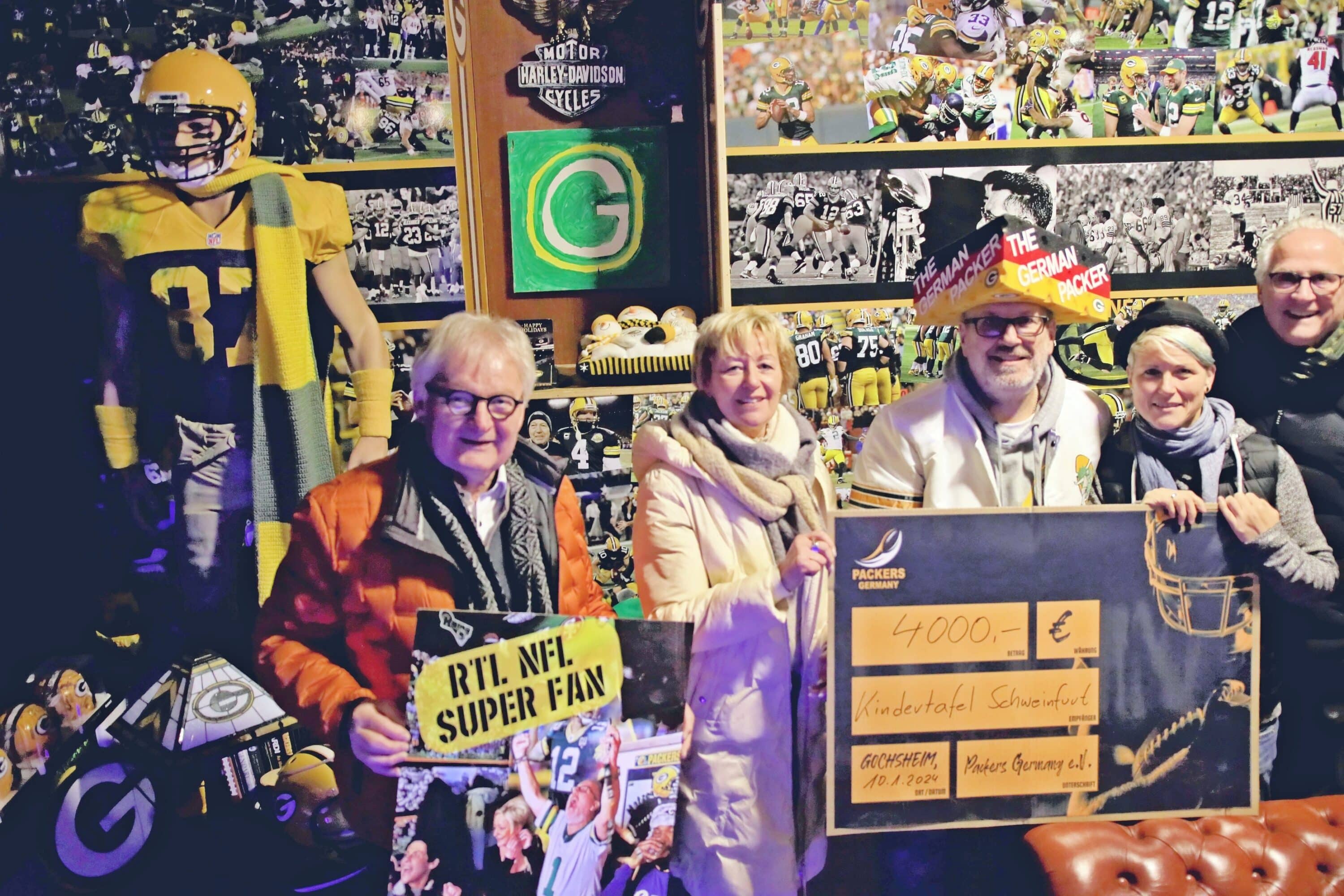 Green Bay Packers Fan Club Raises €4,000 for Charity, Super Bowl Trip to Las Vegas