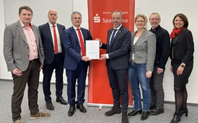 Die Stiftergemeinschaft der Sparkasse bekommt mit der Bürgerstiftung Theres Zuwachs