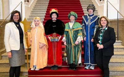 Sternsinger aus Hain besuchten den Bayerischen Landtag