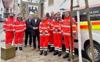 „Helfer vor Ort“ ergänzen Notfallversorgung im Raum Arnstein