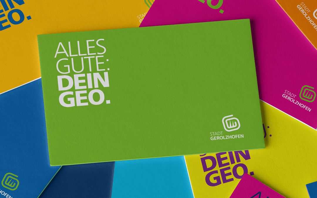 Stadt Gerolzhofen präsentiert sich mit neuem Markenzeichen