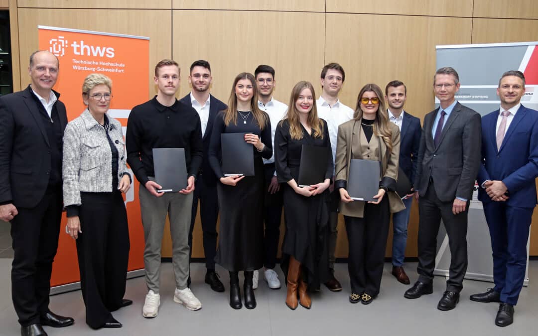 Renkhoff-Stiftung und THWS-Förderkreis zeichnen beste Abschlussarbeiten aus