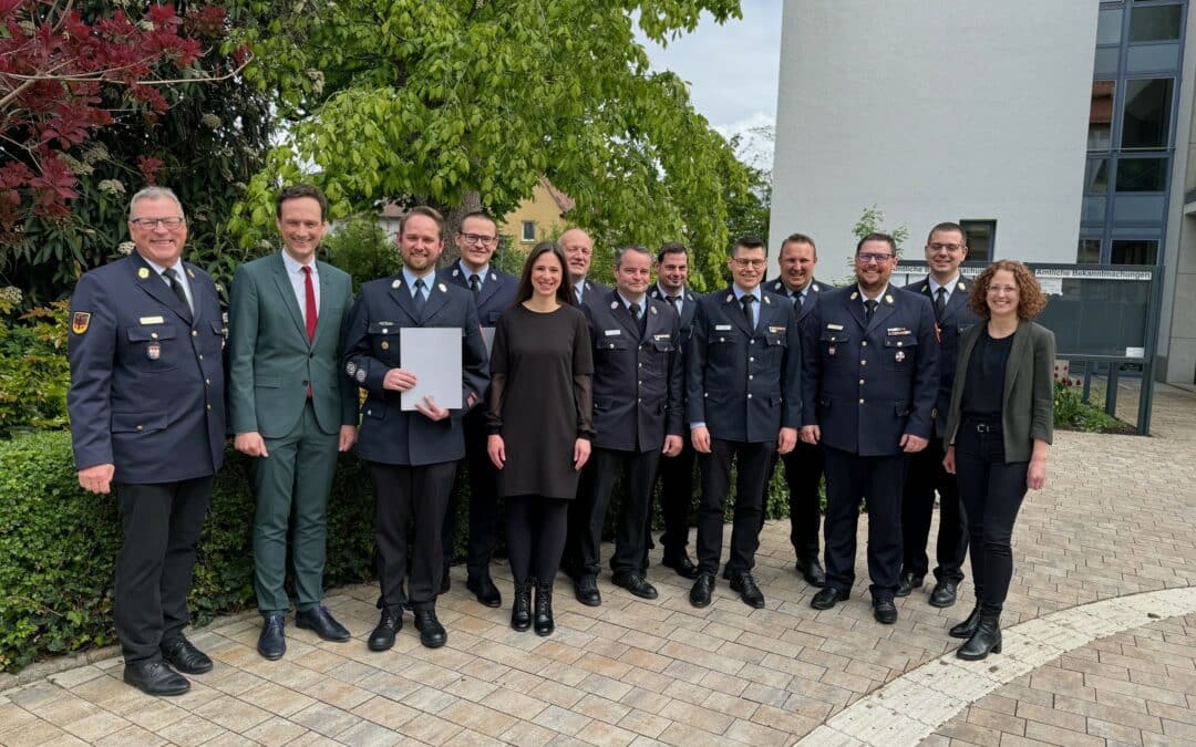 Andreas Schraut zum Kreisbrandinspektor ernannt