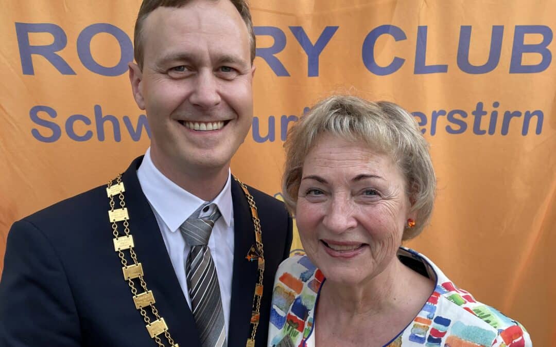 Stabwechsel beim Rotary Club Schweinfurt-Peterstirn