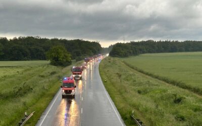Stadt und Landkreis Schweinfurt entsenden Kontingent Hochwasser-Pumpen nach Schwaben