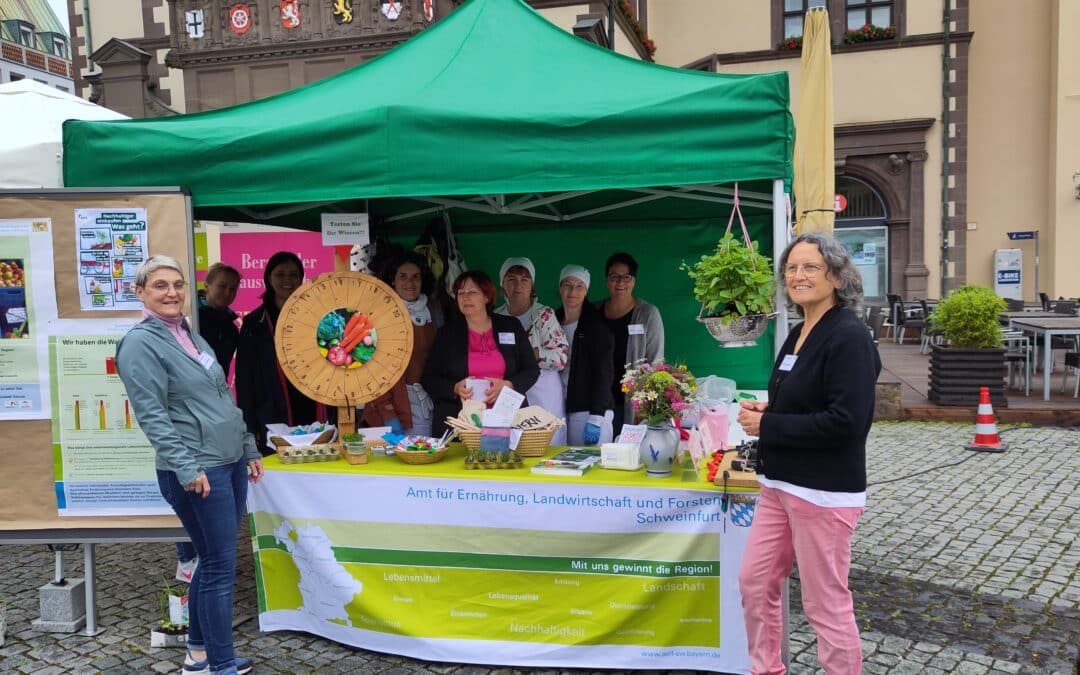 ‚Nachhaltige Ernährung‘ auf dem Bauernmarkt Schweinfurt