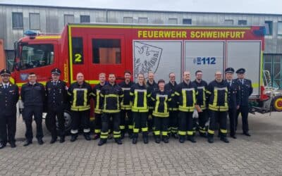 Hoher Ausbildungsstand der Freiwilligen Feuerwehr Schweinfurt unter Beweis gestellt