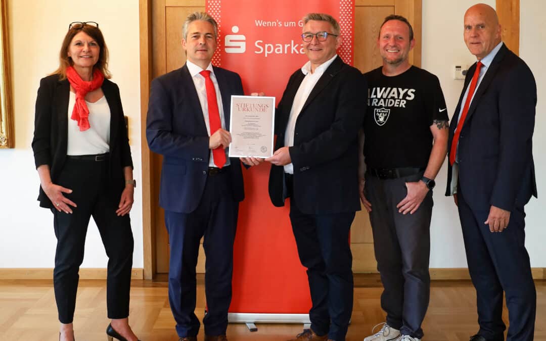 „Bürgerstiftung Sand am Main“ in der „Stiftergemeinschaft der Sparkasse Schweinfurt-Haßberge“ gegründet