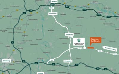 Wegen Baustelle: Geänderte Anfahrt zum Baumwipfelpfad Ebrach