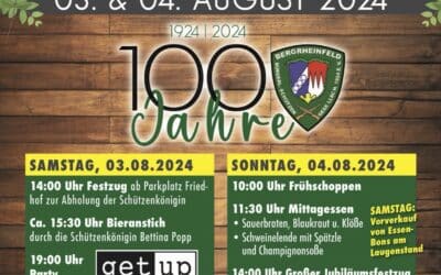 100 Jahre Bürgerliche Schützengesellschaft Bergrheinfeld