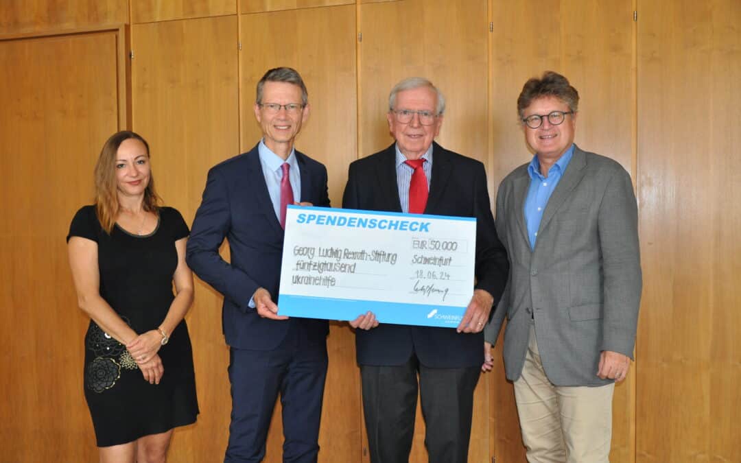 Georg Ludwig Rexroth-Stiftung spendet erneut für die Ukrainehilfe