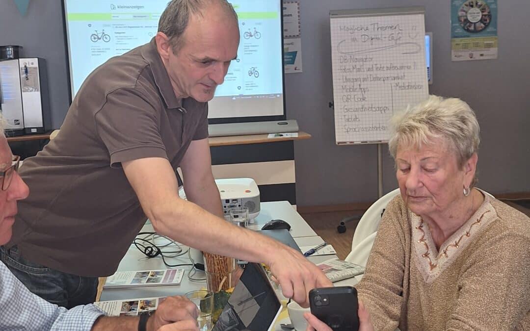 „Digital-Café – MITeinander digital“ am Freitag, den 13. September 2024 von 10.00 bis 12.00 Uhr