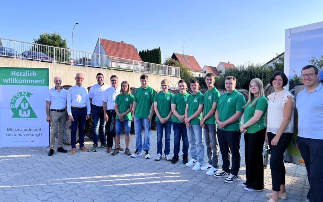 Ausbildungsstart beim Überlandwerk Rhön