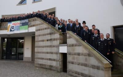 Unterfränkische Feuerwehr-Führungskräfte zu Gast im Landratsamt