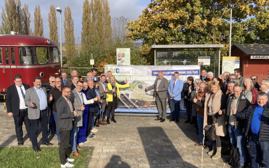 Zwei Landkreise einstimmig für die Reaktivierung der Mainschleifenbahn