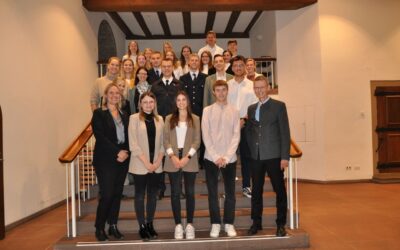 Erfolgreiche Auszubildende der Stadt Schweinfurt
