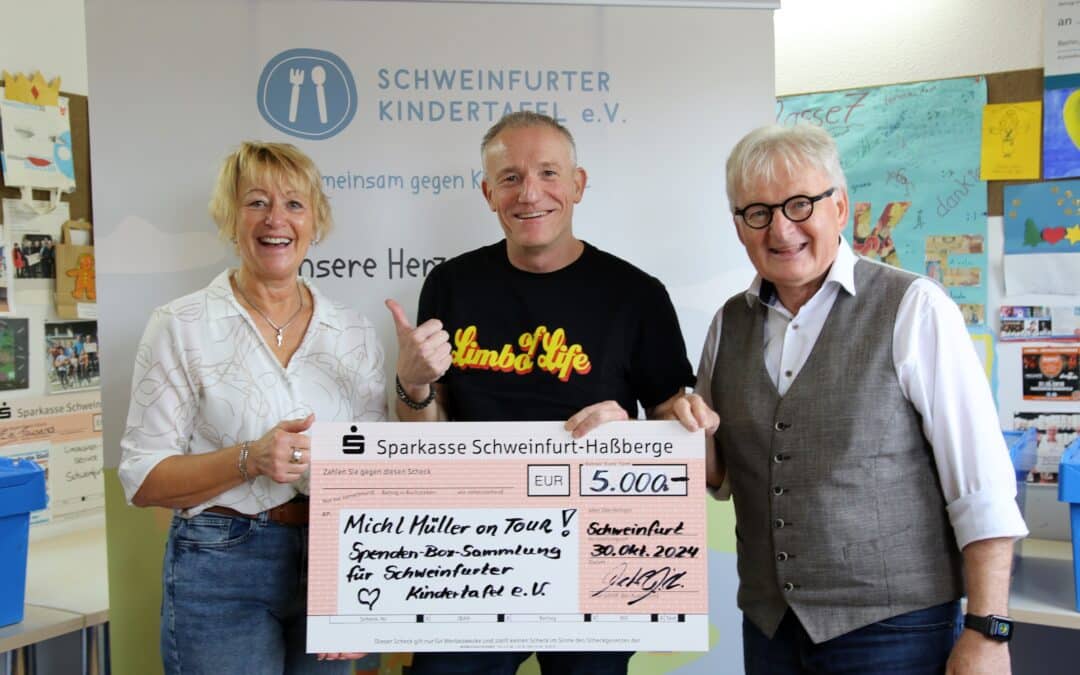 5000 Euro von Michl Müller als „wunderschöne Überraschung“