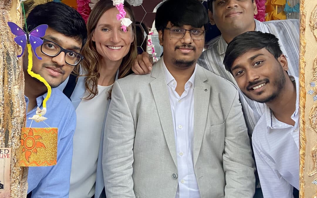 Medienmanagement-Studierende begleiten THWS-Delegation auf Indien-Reise